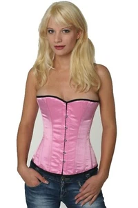 Corsé Corsé Satinado Rosa Largo Normal sh03 - Imagen 1 de 2