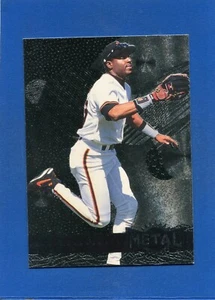1996 FLEER METAL PLATINUM #241 BARRY BONDS SAN FRANCISCO GIANTS NRMT/MT BELLO! - Foto 1 di 2