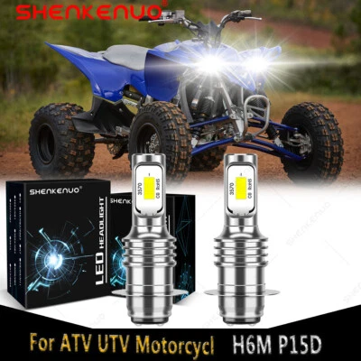 Faro para Yamaha YFZ450 2004 2005 2006 2007 2008 2009 6000K bombillas LED brillantes Foto 1 de 4