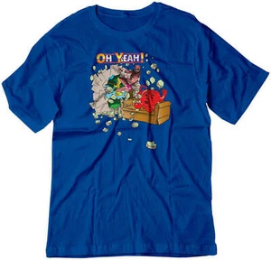 BSW Youth Oh Yeah Man Cool Macho Savage Shirt - Picture 1 of 17