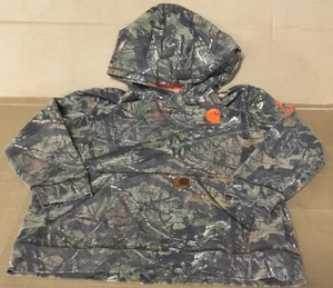 Carhartt Youth Large 14-16 Mossy Oak Camo L/S Hoodie Sweatshirt - Picture 1 of 7