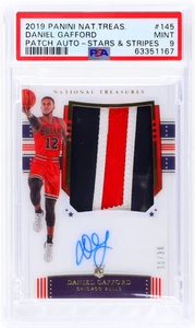 2019 National Treasures Daniel Gafford #145 Rookie Patch Auto RPA RC PSA 9 - Picture 1 of 2