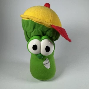 Fisher Price Vintage Plush Veggie Tales Junior Asaparagus 7" 1999 Works Talks - Picture 1 of 9