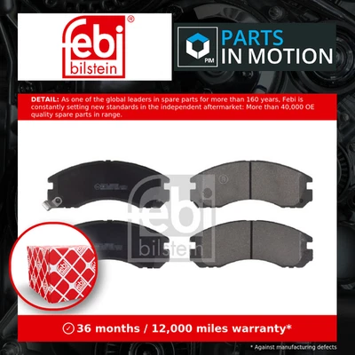 Brake Pads Set fits MITSUBISHI OUTLANDER Mk1, Mk2, Mk3 Front 2002 on DBP511118 - Image 1 of 4