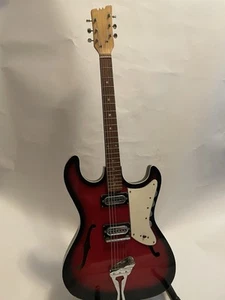 Unique ‘60’s-‘70’s MIJ Semi- Hollow Guitar - Picture 1 of 10