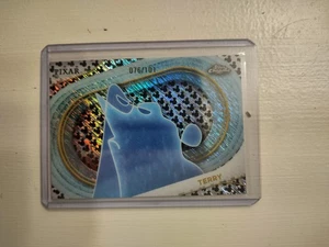 2025 Topps Chrome Disney Terry BLACK & WHITE MICKEY MOUSE REFRACTOR 076/101 - Picture 1 of 2