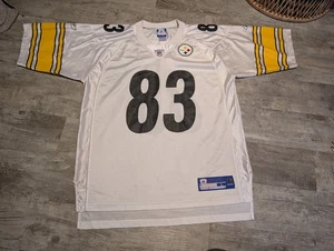 Reebok Heath Miller weiß Pittsburgh Steelers Herren Fußball Trikot Größe Large - Bild 1 von 14