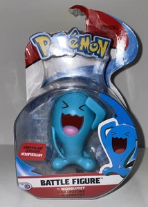 Pokemon Laughing Wobbuffet 2.75" Battle Figure Articulated Figure 2018 Open Box - Picture 1 of 7