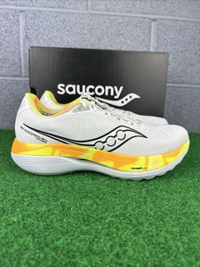Size 10.5- Saucony Endorphin Trainer White Black - Picture 1 of 5