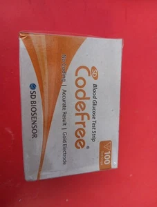 Tiras reactivas de glucosa en sangre sin código SD 100ct nuevas en caja envío gratuito B72 - Imagen 1 de 1