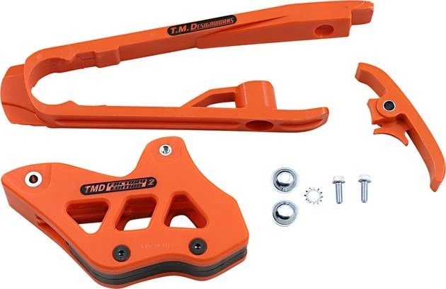 TM Designworks Edición de Fábrica 2 Cadenas Slide-N-Glide Kit Naranja #DCK-KT4-OR KTM Foto 1 de 1