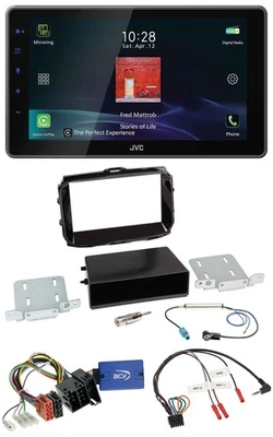 JVC DAB Lenkrad Bluetooth USB Autoradio für Alfa Romeo Giulietta 13-21 ISO piano - Bild 1 von 4