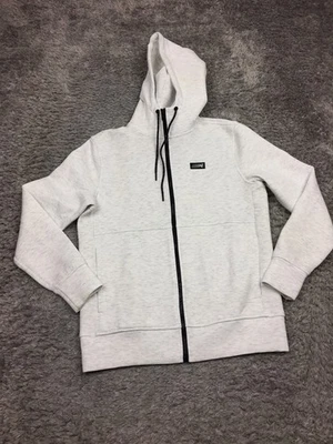 Chaqueta con capucha American Eagle para hombre talla pequeña blanca gris jaspeada Foto 1 de 4