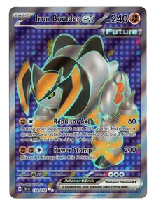 SV05: Temporal Forces - Iron Boulder ex 192/162 Full Art Holo - NM - Picture 1 of 2