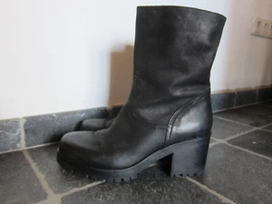 STRATEGIA Damen Stiefeletten Leder schwarz Gr. 40 - Bild 1 von 8