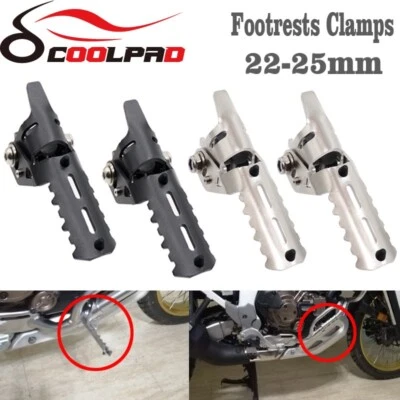 Foot Pegs Folding Footrests Clamps For BMW R1250GS R 1200 GS adv adventure LC Foto 1 de 4