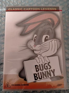 DVD CLASSIC CARTOON LEGENDS BUGS BUNNY- Region 4 New Sealed Free Post - Picture 1 of 2