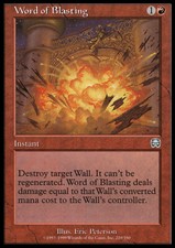 Magic the Gathering MTG Word of Blasting (228) Mercadian Masques   LP