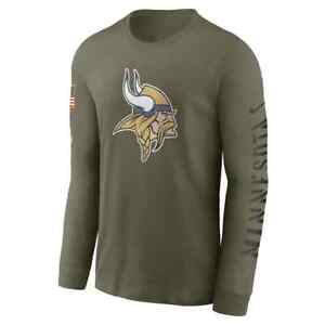 Minnesota Vikings Nike Salute To Service Long Sleeve T-Shirt Men's 2022 NFL New