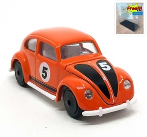 Majorette Volkswagen Beetle Vintage no.5 Orange Buggy Slug 1/64 (3") no Package - Picture 1 of 7