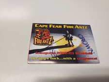 JS15 Cape Fear Fire Antz 2002/03 Minor Hockey Pocket Schedule - PWC