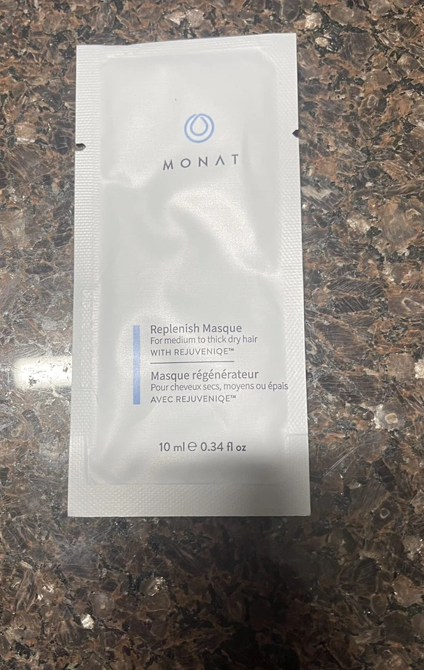 Monat Replenish Masque w/Rejuveniqe Sample Brand New For Medium to Thick Hair - Изображение 1 из 1