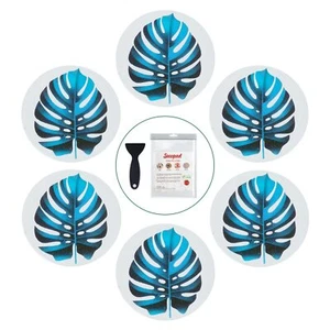 Non Slip Bathtub Stickers 10 PCS Large Leaves Adhesive Anti Slip Decal Thread... - Picture 1 of 6