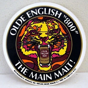 2 pegatinas antiguas inglesas 800 The Main Malt Licor Cerveza Blitz Weinard Co Milwaukee - Imagen 1 de 1