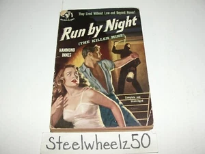 Run By Night Paperback Book By Hammond Innes 1951 Bantam Mystery The Killer Mine - Picture 1 of 3