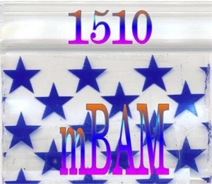 PACK DE 100 BOLSAS DE POLIETILENO BLUE STARS 1510 Apple Zip 1,5x1,0" - Imagen 1 de 13