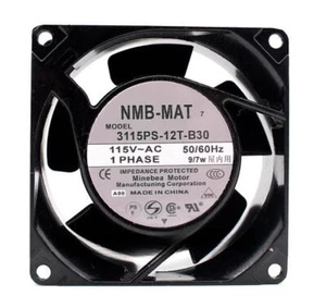 1PCS NEW NMB 3115PS-12T-B30 AC 115V 80x80x38mm COOLING FAN BALL BEARING - Picture 1 of 1