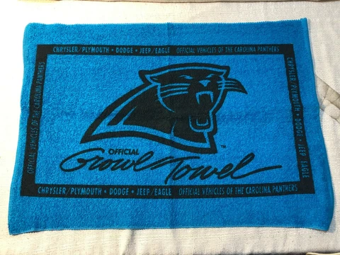 Southern Care Official Carolina Panthers Game Football Towel 22" X 16" Cover