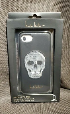 Nicole Miller 银色骷髅手机保护壳 iPhone 8/7/6/6s — 第 1/2 张图片