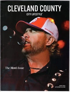 TOBY KEITH REMEMBERED CLEVELAND COUNTY MAGAZINE JUNE 2024 - Picture 1 of 7