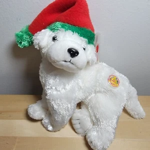 TY Beanie Baby - TINSEL the Dog (BBOM December 2003) (6.5 inch) - MWMTs - Picture 1 of 1
