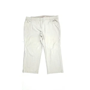 JM Collection Straight leg Women's size 24WP Light Beige Chino Pants - Picture 1 of 3