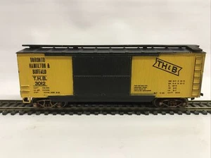 HO AHM Toronto Hamilton & Buffalo Wood Side Double Door Boxcar THB 3012 - Picture 1 of 6