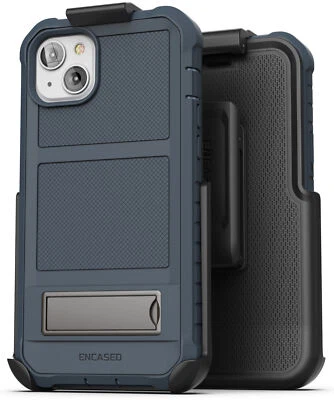 iPhone 14 Plus Belt Clip Kickstand Case w/ Built-in Screen Protector and Holster - Image 1 of 4
