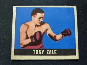 Tarjeta de boxeo Leaf Knock-Out 1948 # 15 de Tony Zale - Salón de la Corte (ex) - Imagen 1 de 3