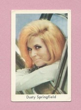 1965-68 Dutch Gum Card Popbilder Dusty Springfield