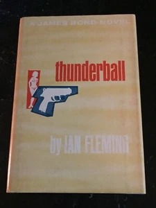 THUNDERBALL By Ian Fleming (Hardcover, 1961) JAMES BOND NOVEL MADE INTO MOVIE - Picture 1 of 3