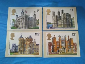 4 FIRST DAY COVER CARDS 1978 PHQ28 BRITISH ARCHITECTURE HISTORIC BUILDINGS. VGC - Picture 1 of 7