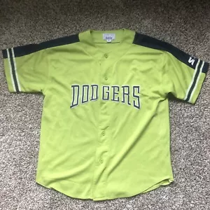 Rare Vintage Starter Los Angeles Dodgers Baseball Jersey Green Mens Size XL READ - Picture 1 of 7