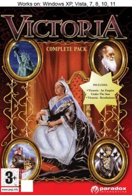 Victoria Complete PC Game 2003 Windows 10 11 Empire Under The Sun + Revolutions - Image 1 of 2