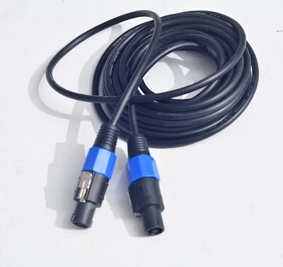 Cables Speakon a Speakon macho de 20 pies, cable de audio cable de DJ con bloqueo giratorio Foto 1 de 2