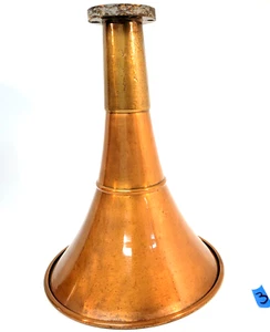 Antiguo cuerno antiniebla de latón de la Guardia Costera grande náutico o barco de la Marina 19" x 14" - #3 - Imagen 1 de 14