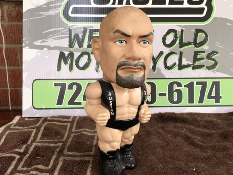 Vintage 1998 Stone Cold Steve Austin Water Bottle Titan Sports Austin 3:16 Cover