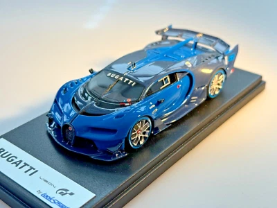LookSmart Bugatti Vision Gran Turismo 1:43 LS453 Blue Carbonium   Rarität #304 - Bild 1 von 4