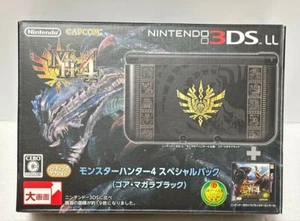 NM Nintendo 3DS LL Monster Hunter 4 Gore Magala Schwarz Special Edition Konsole - Bild 1 von 12