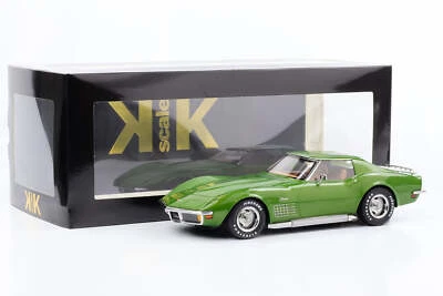 1:18 Chevrolet Corvette C3 Stingray Targa 1972 Verde Metallico KK-Scale - Immagine 1 di 4